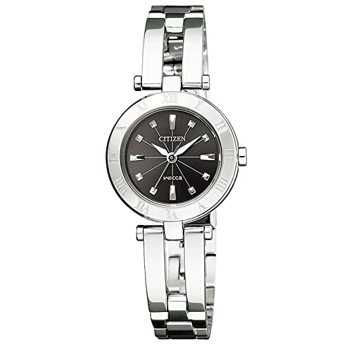 [シチズン]CITIZEN 腕時計 wicca ウィッカ Eco-Drive エコ・ドライブ ハーフバングル シンプルアジャスト NA15-1571 レディース